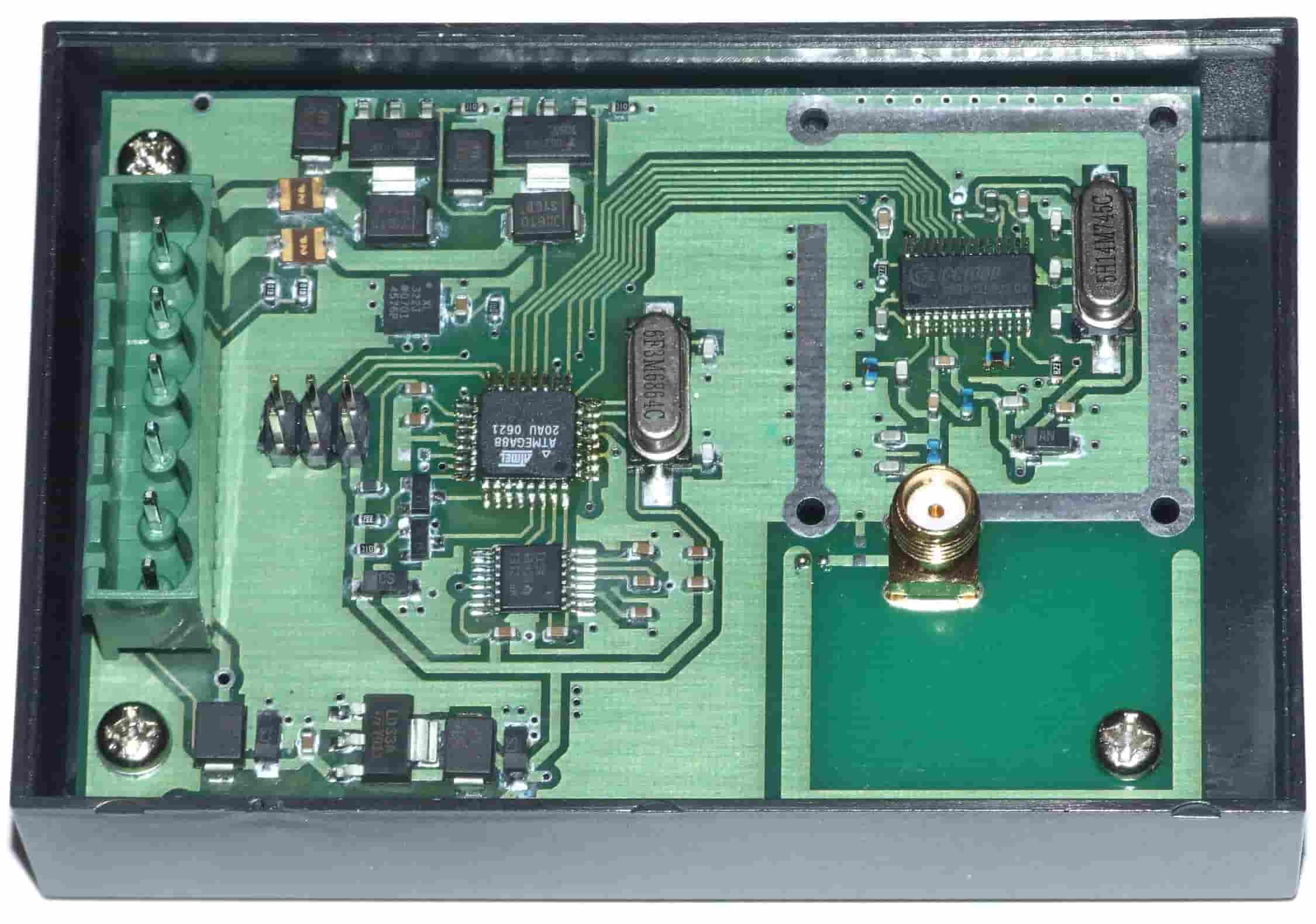 2.4GHz Transceiver for fifth-wheel position detection